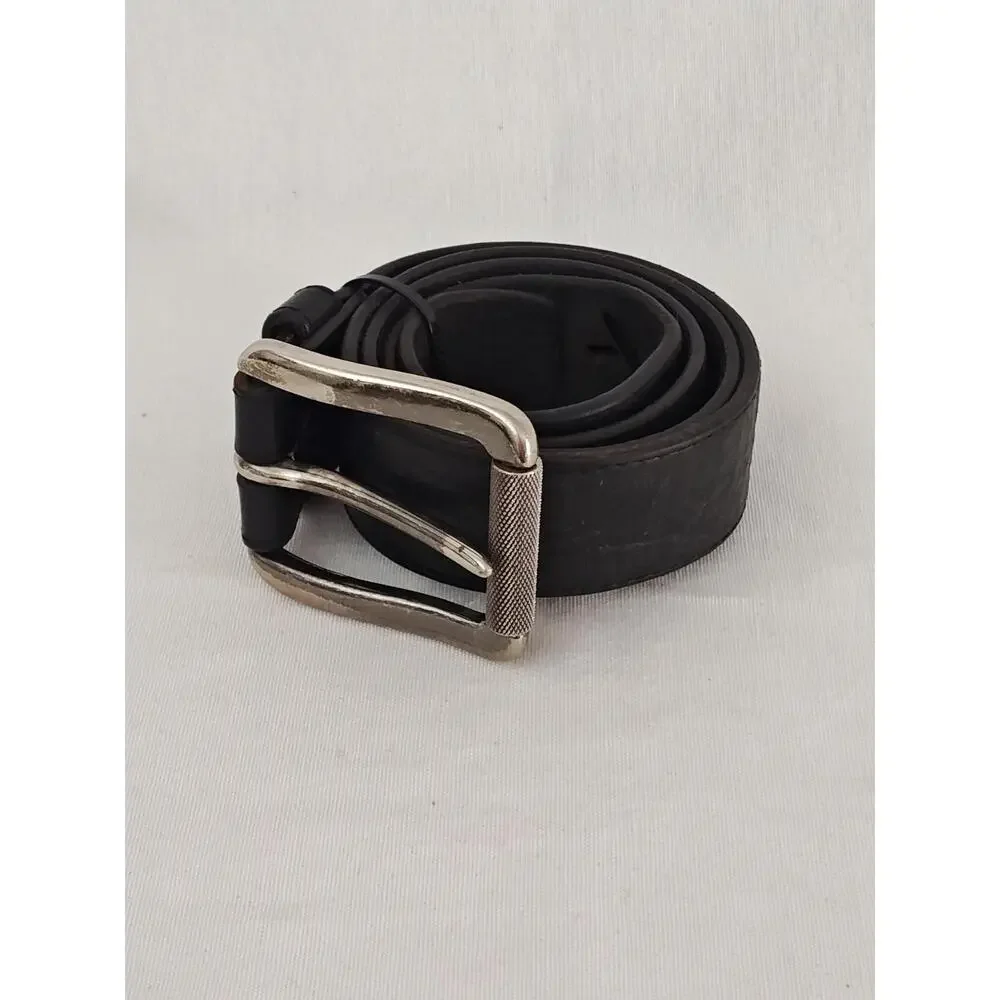 Justin Black Leather Belt Western Cowboy Mens 40 Inch Length USA‎ Size 36